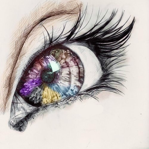 简单又好看的100种眼睛画法,眼睛好看的100种画法