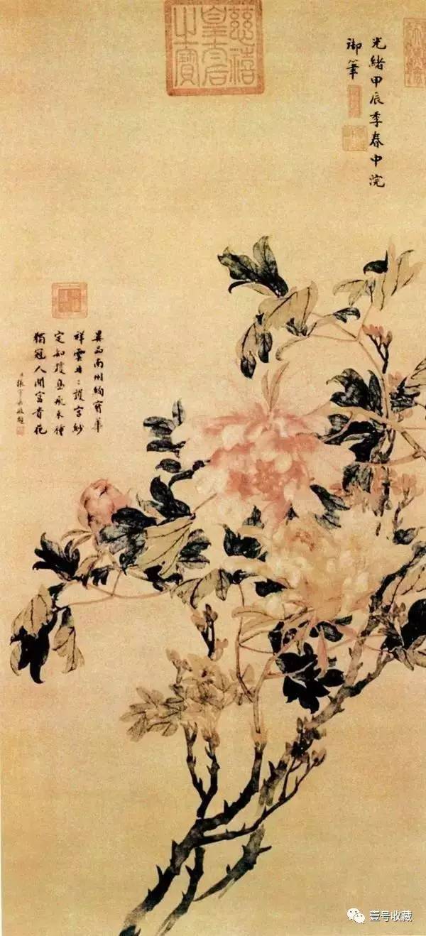 慈禧太后传世书画作品赏析，或为代笔！