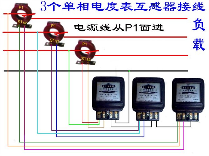 三相电能表互感器接线有几种方法,电流互感器与单相电能表接线方法