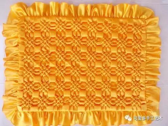 手缝抱枕制作方法简单又漂亮,正方形自制抱枕缝边针法