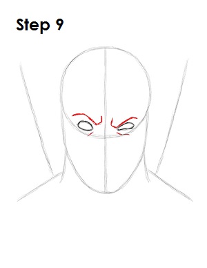 怎么画死侍的头侧面,死侍漫画怎么画