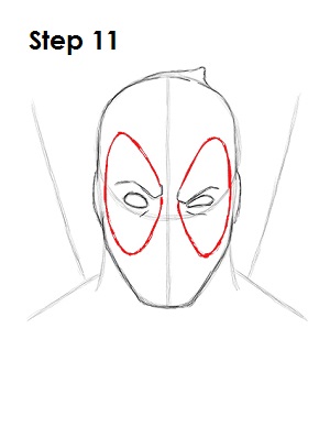 怎么画死侍的头侧面,死侍漫画怎么画