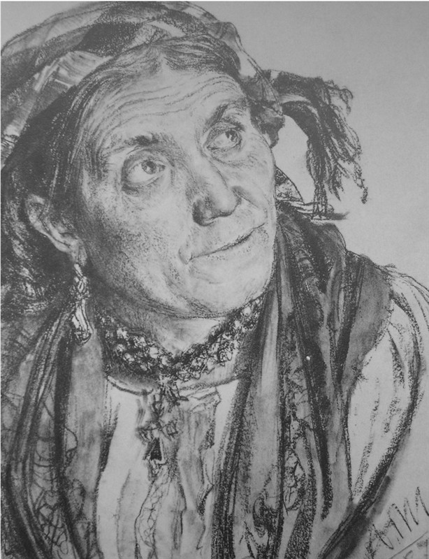 阿尔道夫门采尔素描作品赏析,素描大师门采尔速写