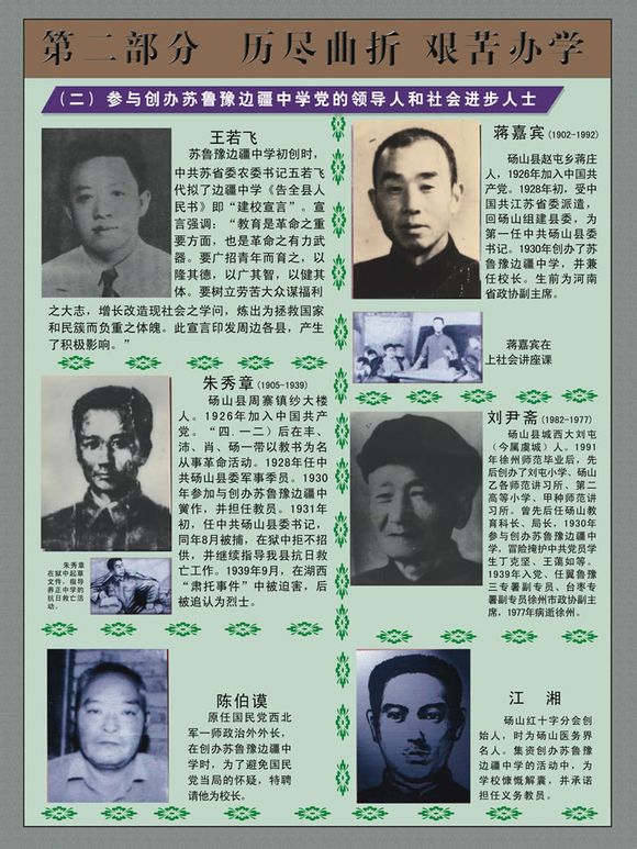 砀山中学老照片,砀山中学历史回顾