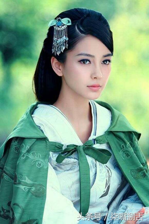 古装绿衣美女,迪丽热巴杨颖赵丽颖古装