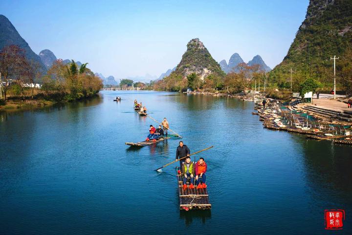 2021阳朔遇龙河竹筏各段漂流价格,阳朔杨堤到兴坪和遇龙河漂流区分