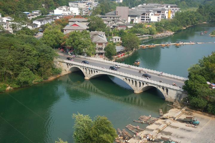 2021阳朔遇龙河竹筏各段漂流价格,阳朔杨堤到兴坪和遇龙河漂流区分