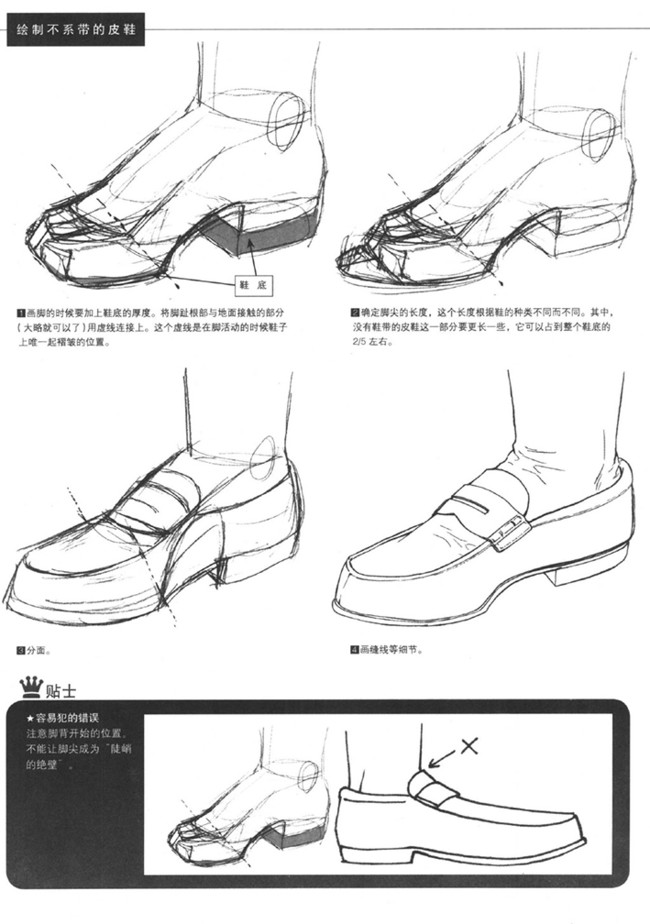 怎么画脚和鞋子,怎么画脚不画鞋子