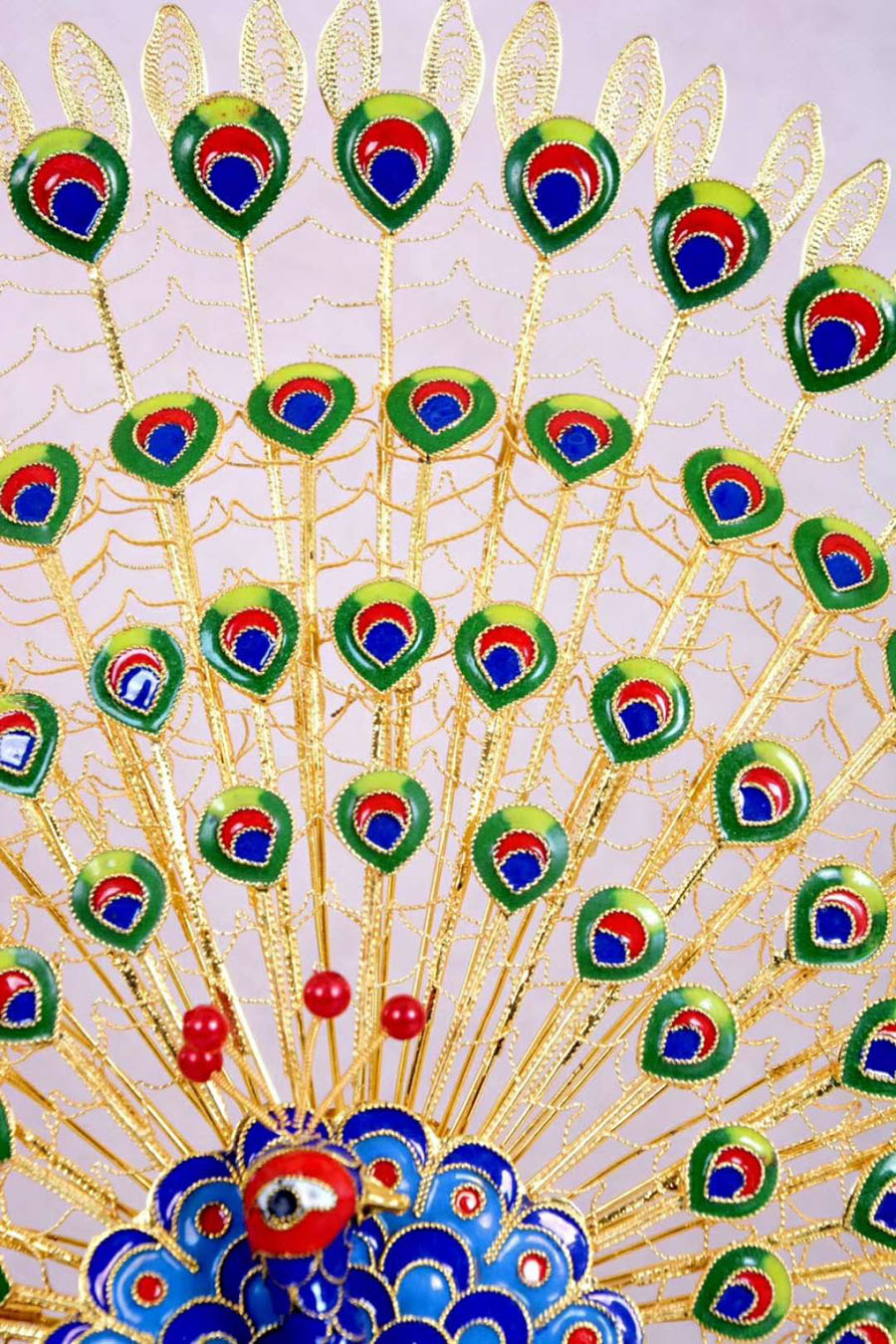 景泰蓝花丝镶嵌,景泰蓝现代大师刘永森作品
