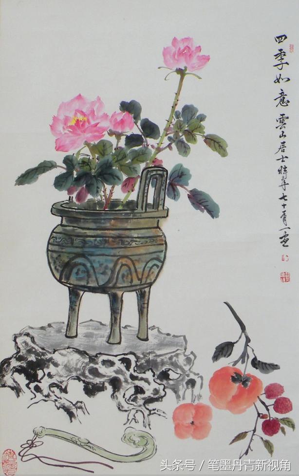 戴维祥国画作品欣赏,现代大写意花鸟画家作品图片