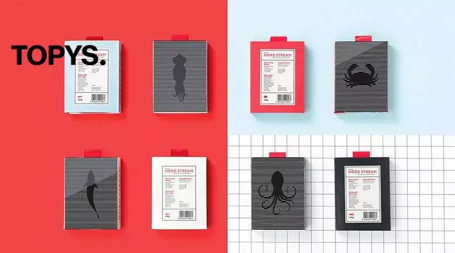 海鲜产品设计效果图,中国风海鲜包装设计