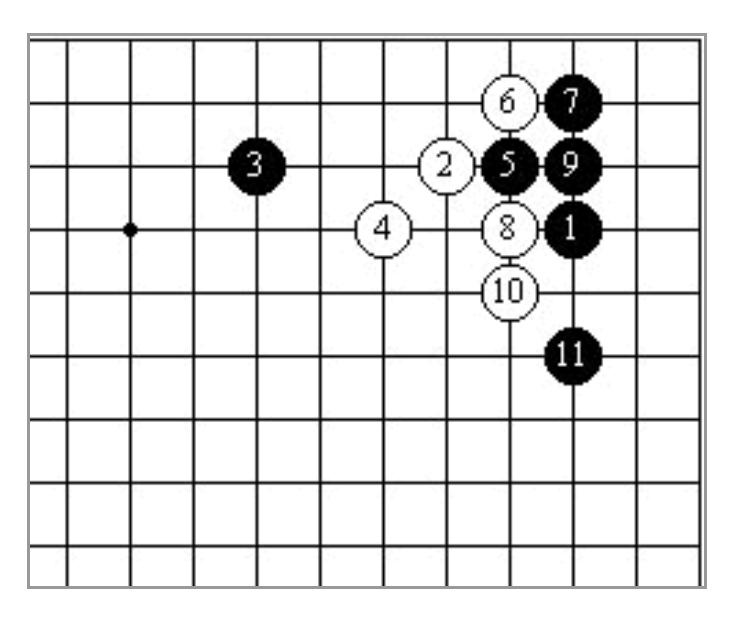 围棋10级升5级考试规则,围棋吃子规则图解