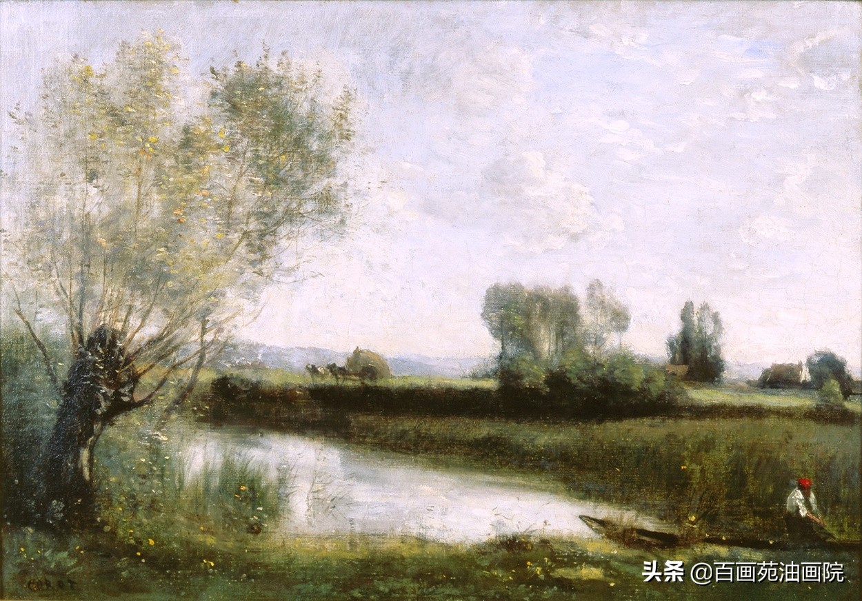 灰色和黄色搭配的油画,入门油画调色笔记