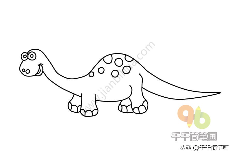 简笔画飞天恐龙带翅膀的恐龙,恐龙简笔画幼儿教学