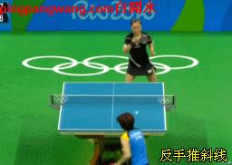 直板反手推挡球技术的动作重点,乒乓球直板推挡好的选手如何应对