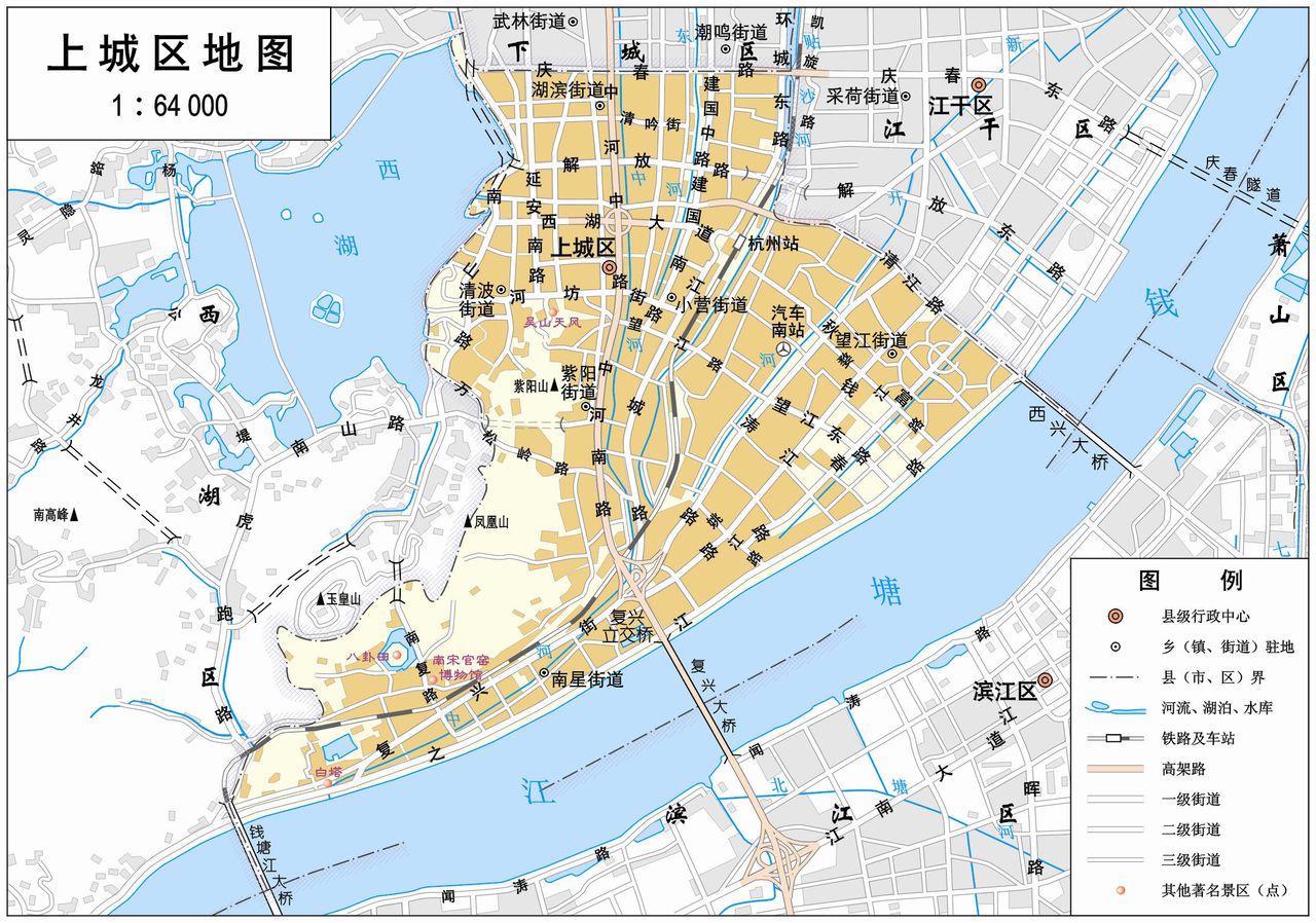 美丽杭州美丽上城,浙江杭州上城区