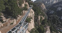 五一北京密云清凉谷玻璃栈道,密云清凉谷游玩照片