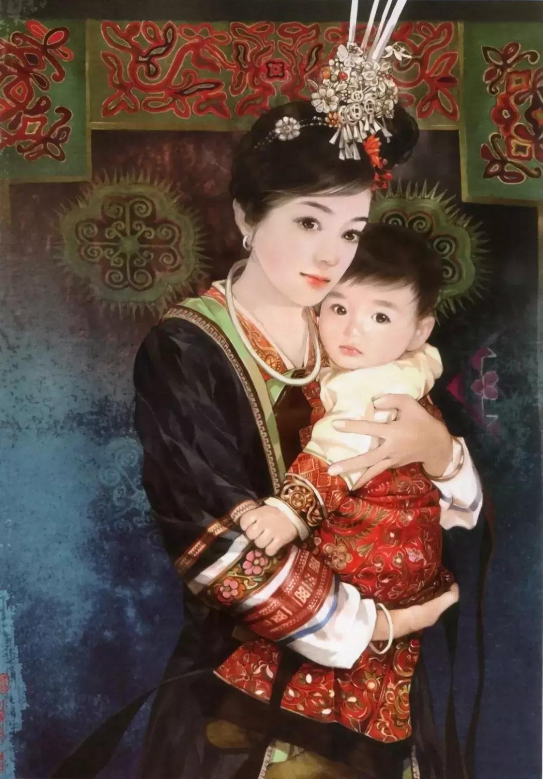 插画美女唯美简约,台湾现代著名的插画家
