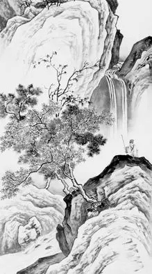 中国画山水技法教程松树,工笔山水皴法教学视频