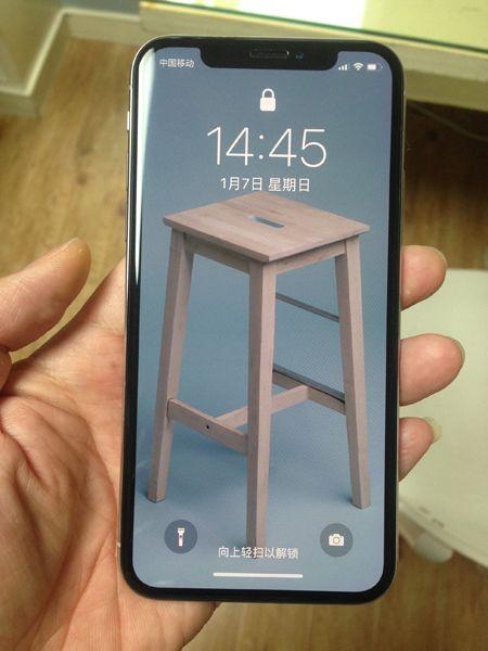 iphonex钢化膜黑边测试图,苹果x钢化膜划痕图