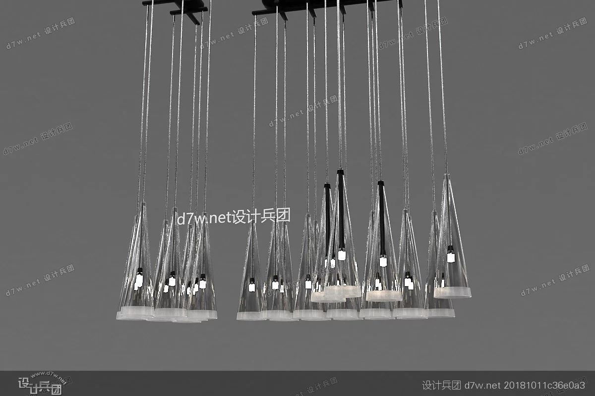 软装小吊灯,好看的现代吊灯3d模型