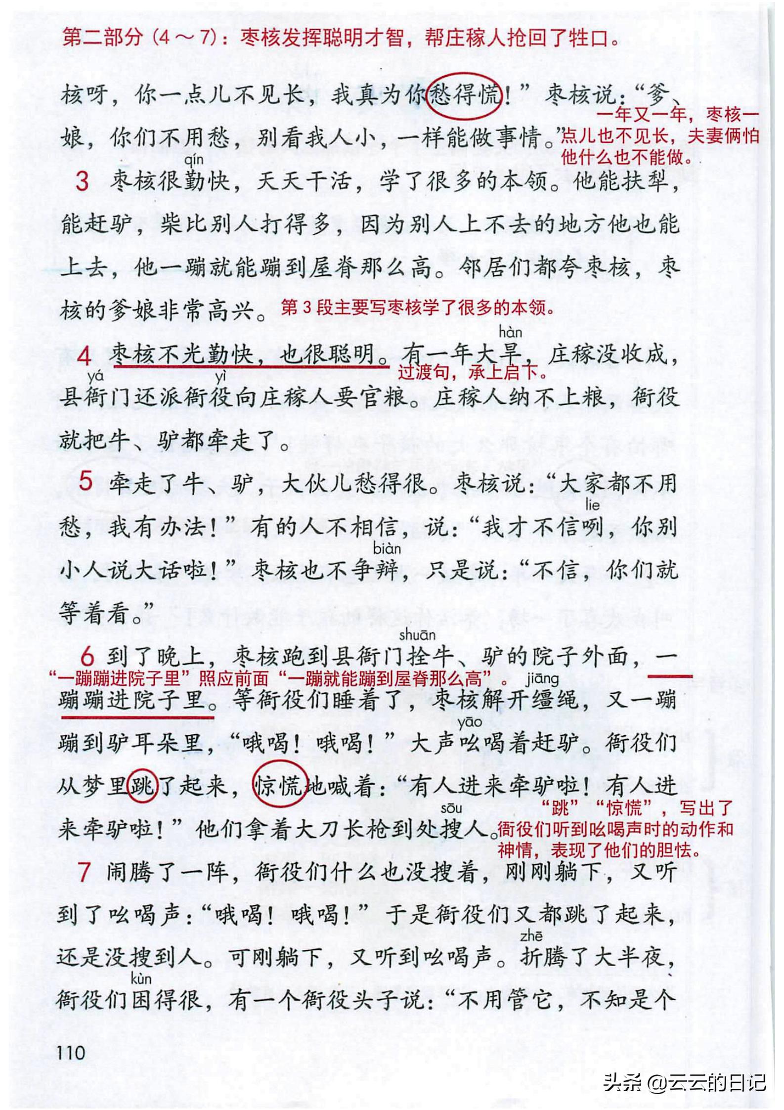 三年级下册语文笔记完整版讲解,三年级下册语文第一课注释