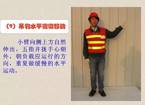 吊车信号工指挥手势图,学习基本吊车动手按键