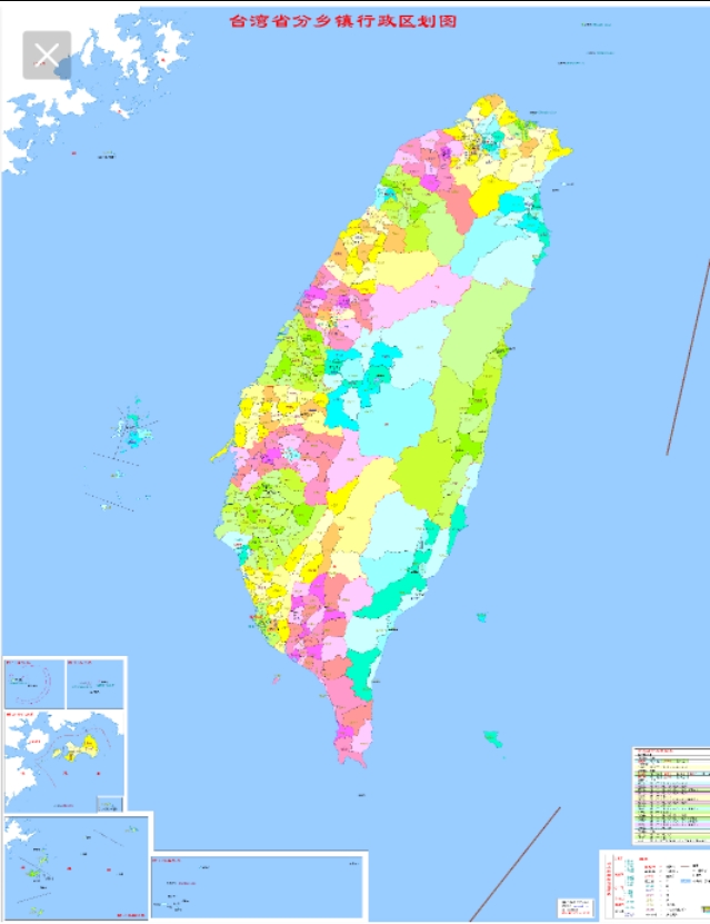 台湾省地图的图幅范围包括,地图可查台湾省各街道清晰可见