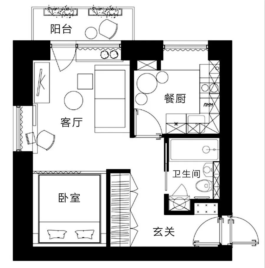 90平4房小户型设计轻奢,看完这10套小户型设计