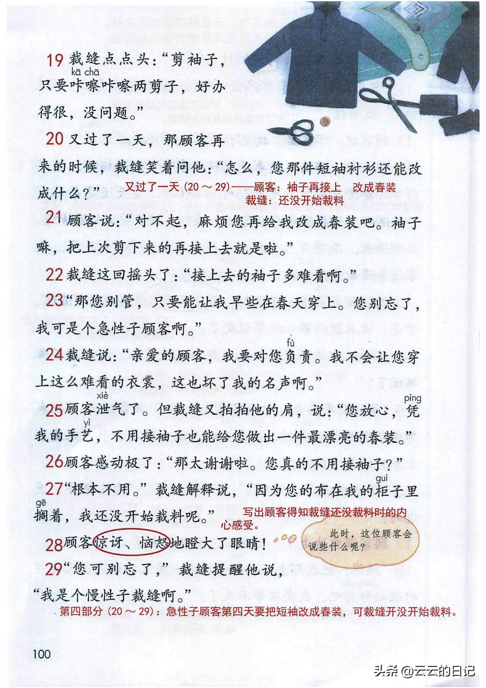 三年级下册语文笔记完整版讲解,三年级下册语文第一课注释