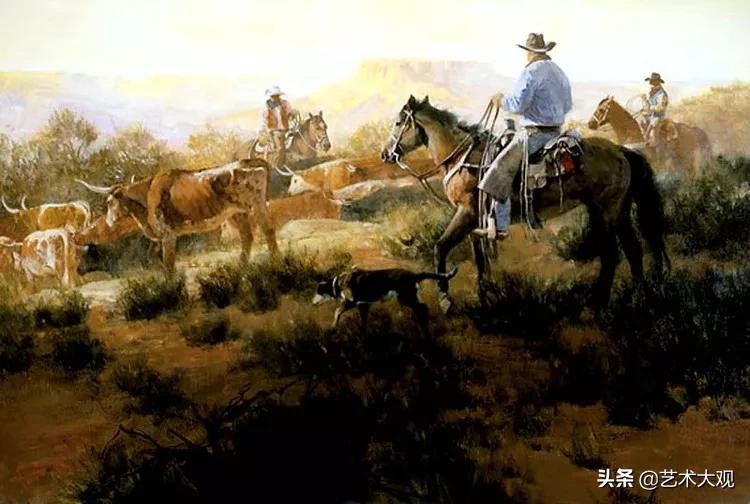 美国艺术家杰里米曼油画作品欣赏,道格拉斯霍夫曼油画作品欣赏