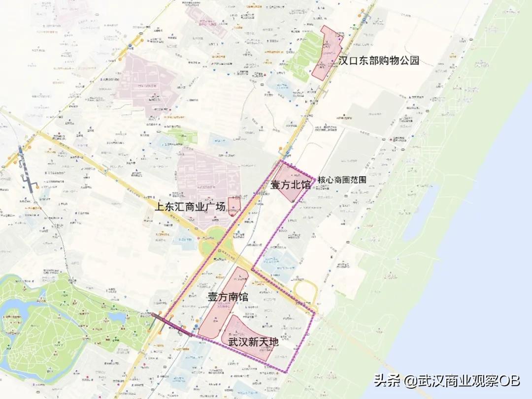 武汉13个区的商圈,永清城市中心商业