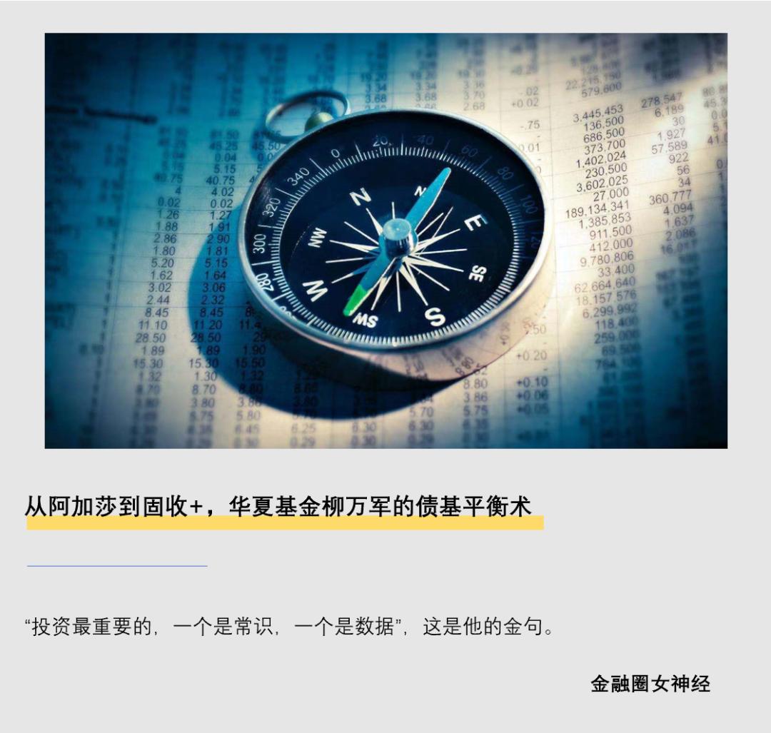 从阿加莎到固收+，华夏基金柳万军的债基平衡术