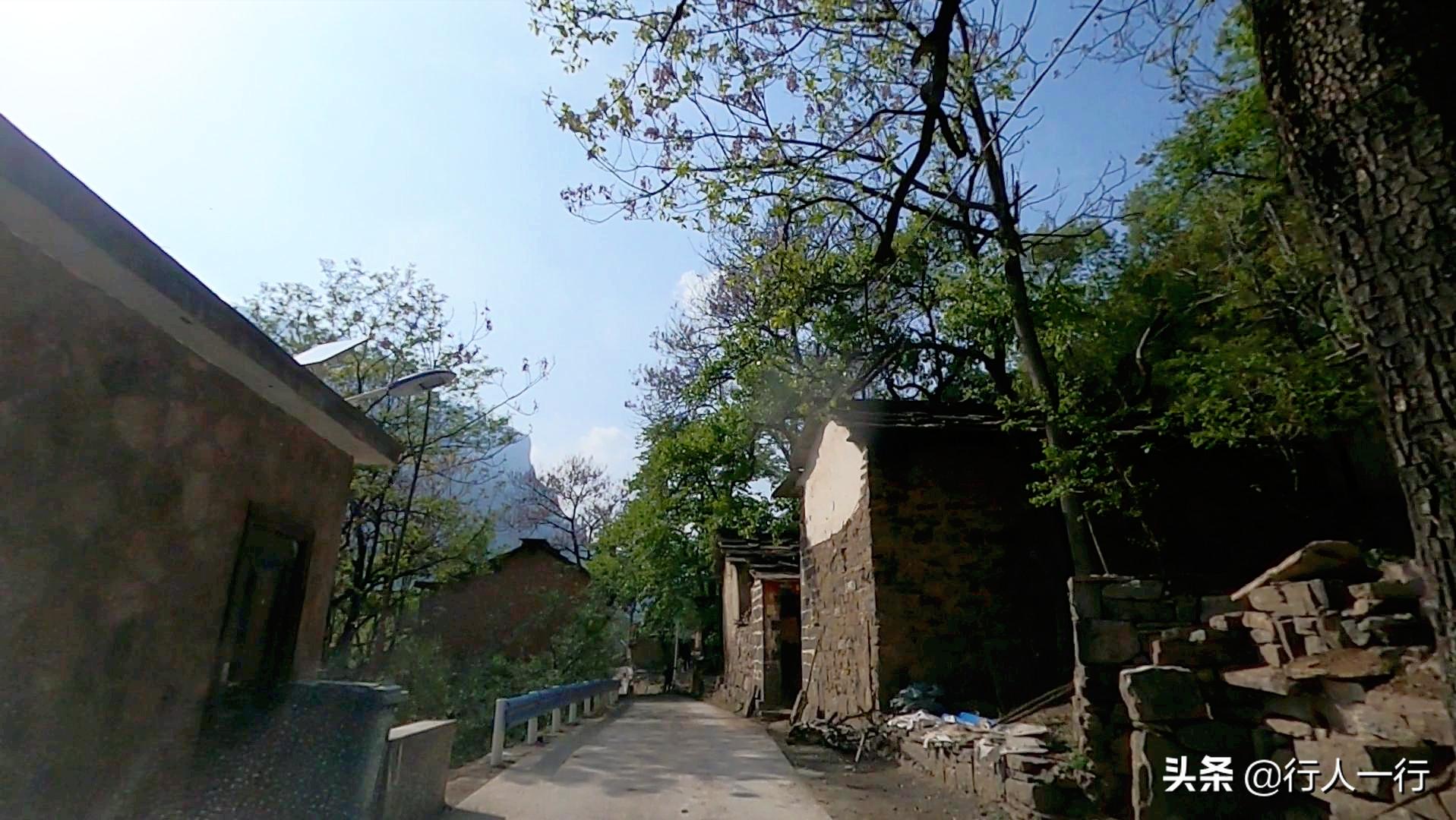 河南太行山悬崖古村,林州太行绝美古村落