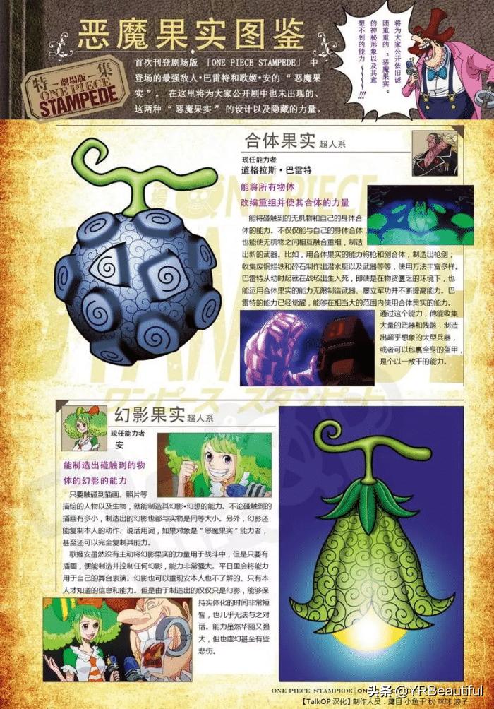 2023恶魔果实图鉴大全,最全恶魔果实图鉴