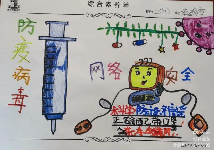 文明上网健康成长手抄报内容小学,网络安全文明上网手抄报简单漂亮