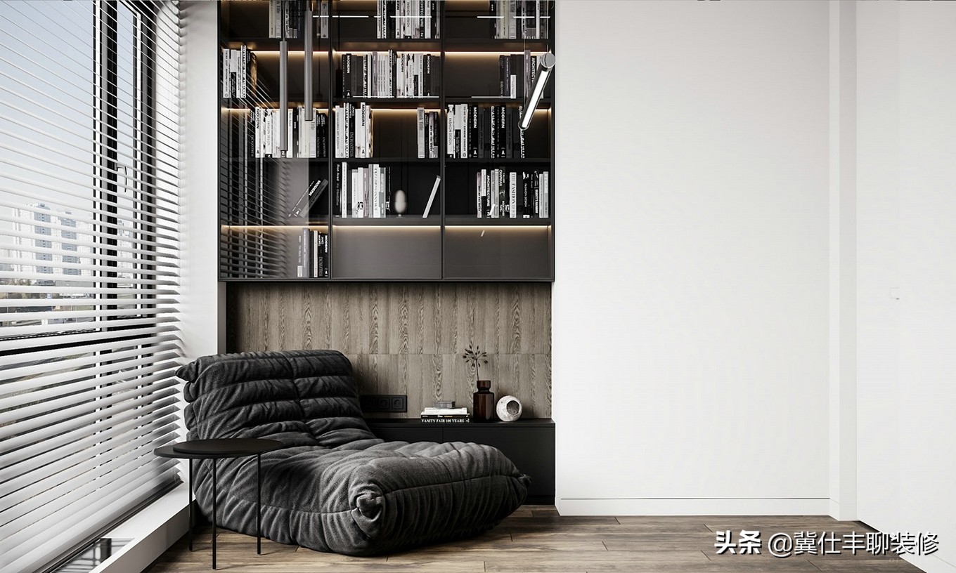在这个68㎡的时尚家，玻璃才是主角