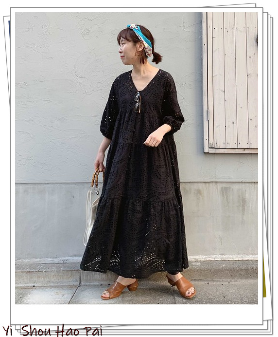 黑色的连衣裙都有哪些款式,日本黑色连衣裙美女