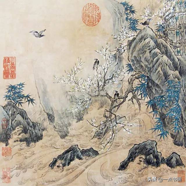 明仇英拍卖60亿的作品,明仇英桃源仙境图临摹