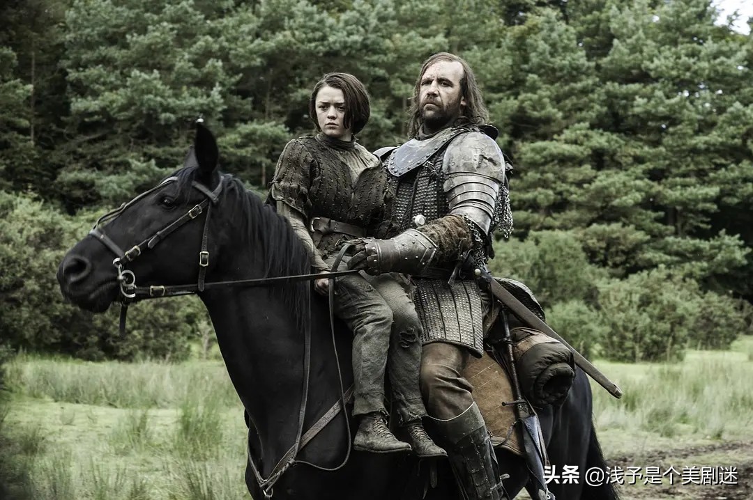 权力的游戏艾莉亚为什么不杀猎狗,权力的游戏猎狗为什么离开乔佛里