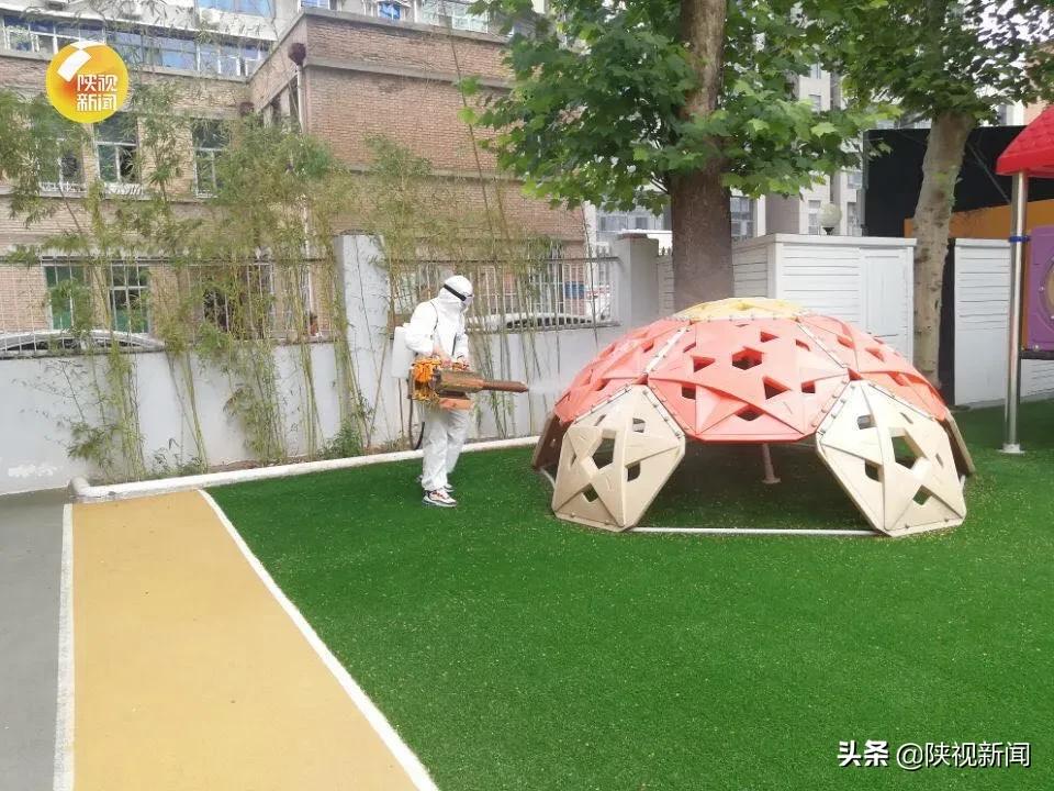 明天到底送不送？陕视记者探班幼儿园，消杀阵仗“吓”到记者