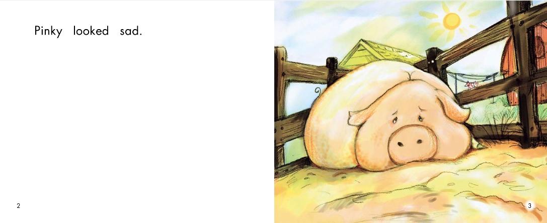 英语有声绘本浏览:爱洗泥巴浴的粉红猪《Pinkythepig》