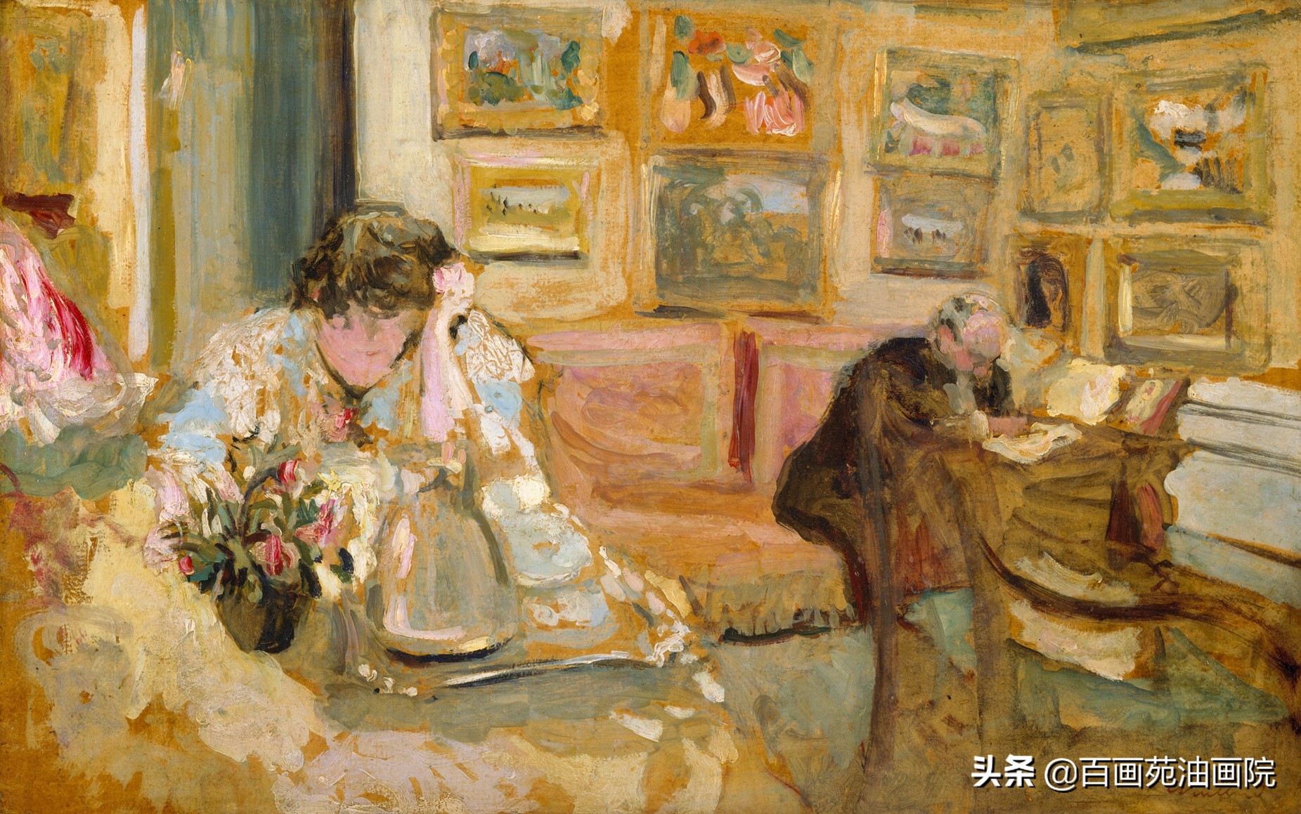 油画纳比派物象变形方法