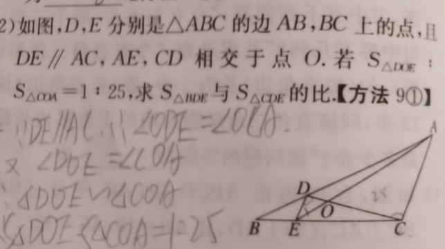类似三角形方法归纳及应用,类似三角形的讲义