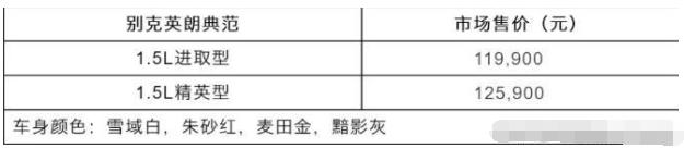 别克英朗怎么样？新增两款四缸车型任你选