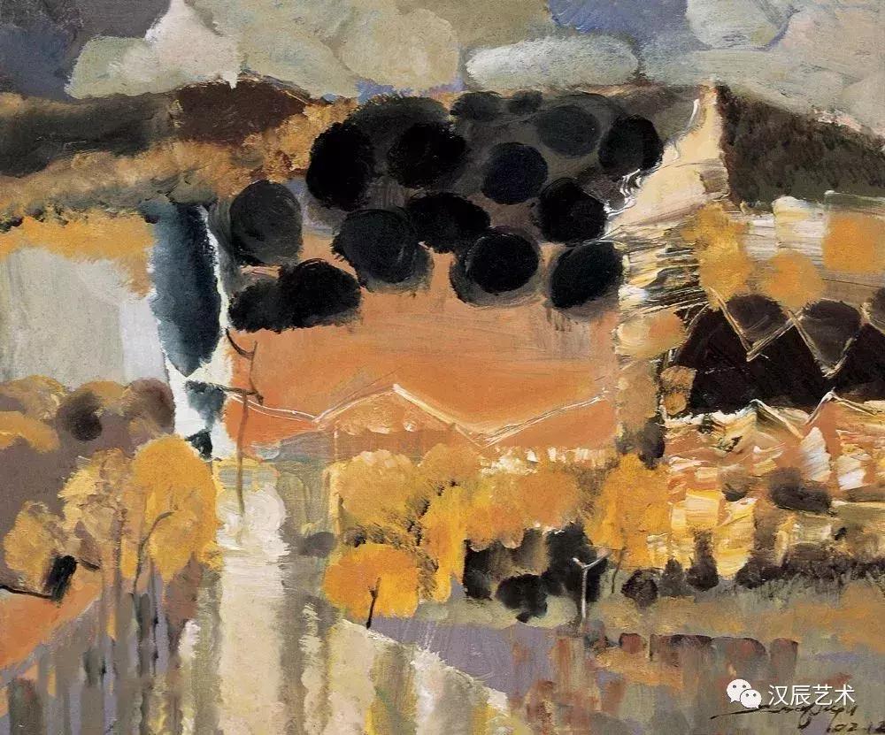 俞晓夫风景油画,现代油画名家俞晓夫