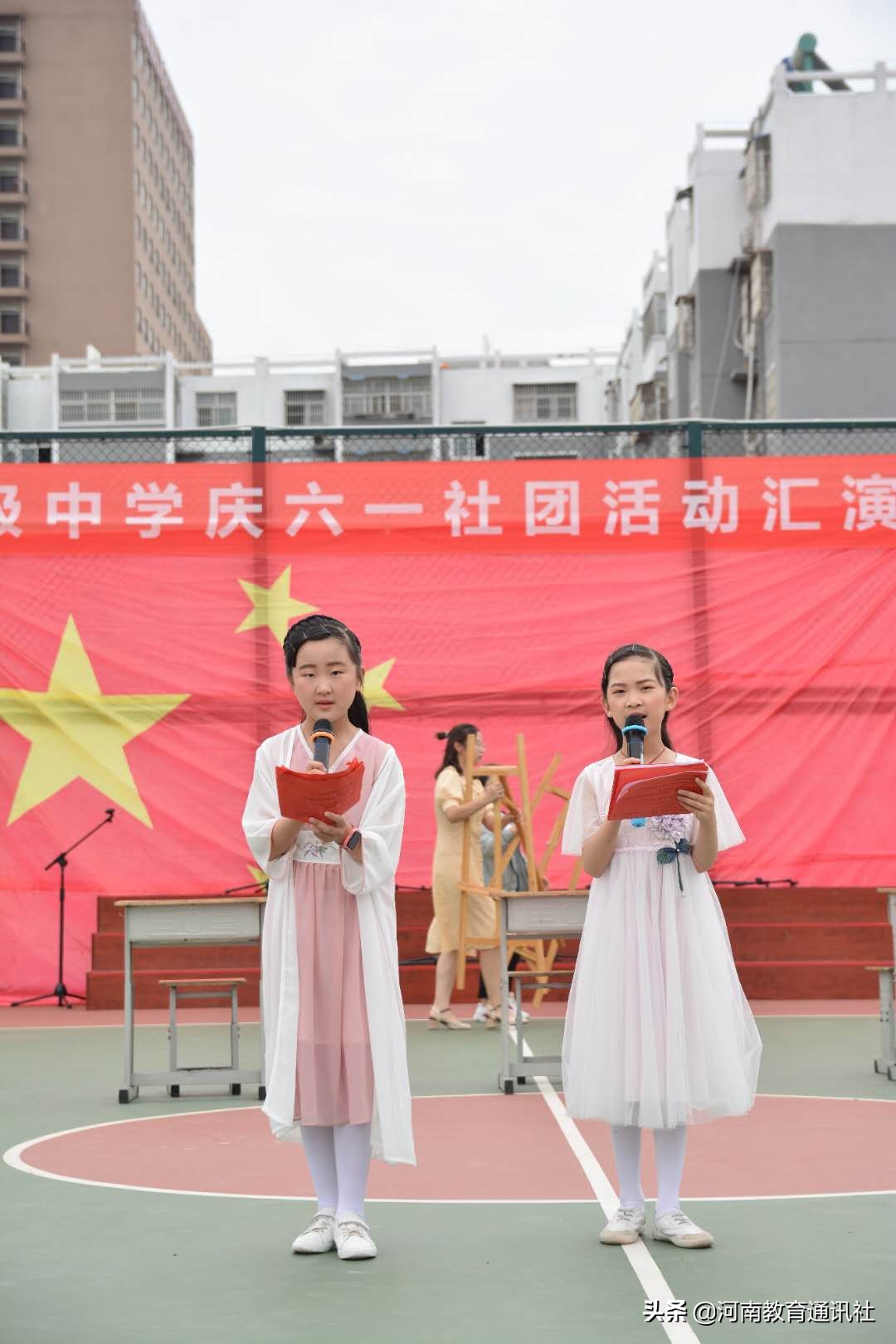 遂平三中小学生入队仪式,遂平少先队入队仪式