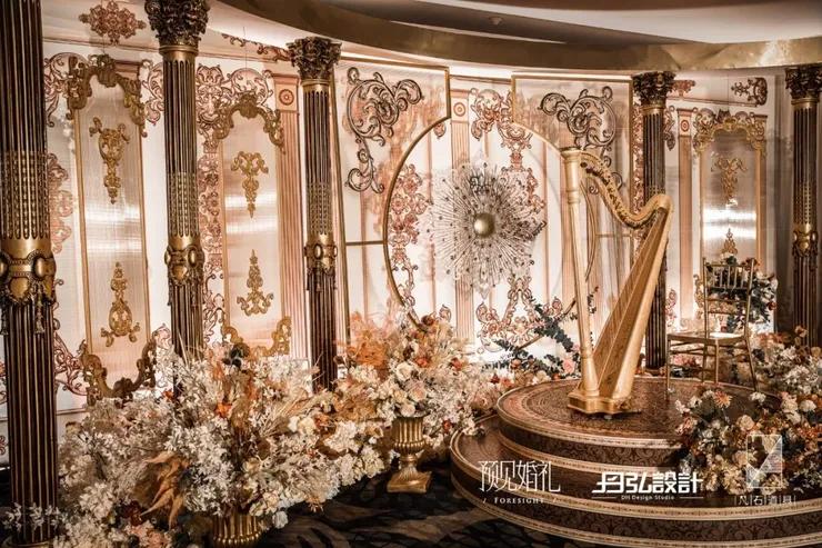 莫奈宫廷风婚礼,神秘梦幻的法式莫奈花园婚礼