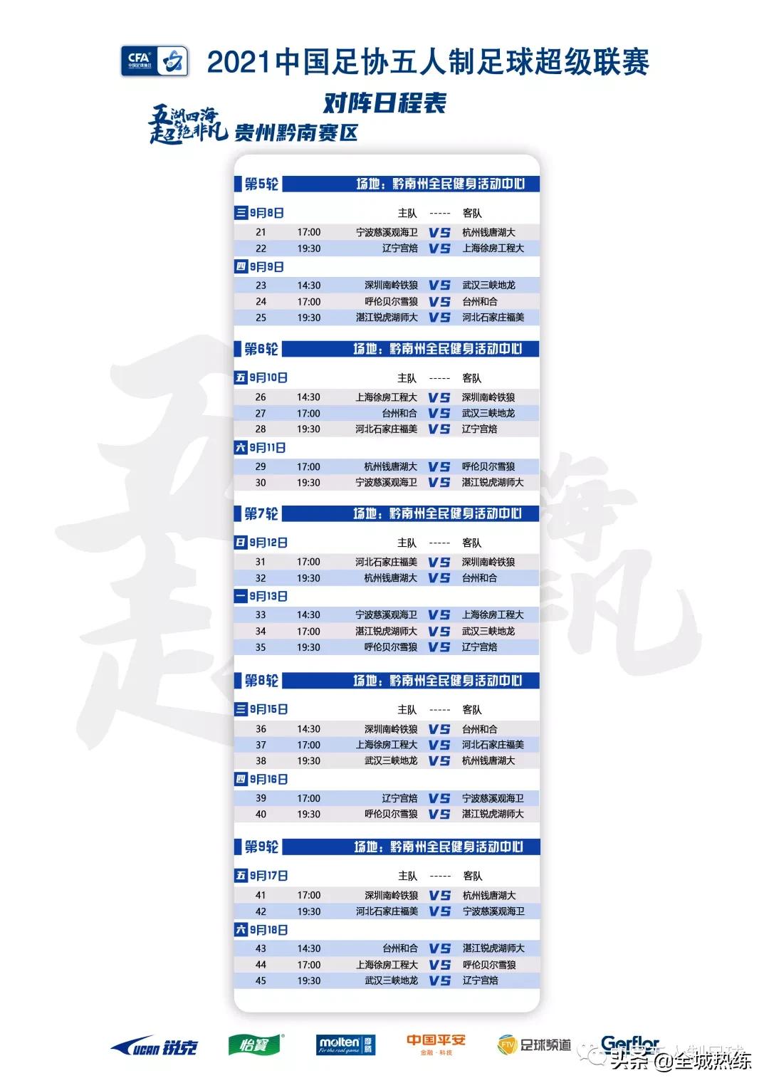 2021五超联赛河北福美录播,五超联赛复赛最新消息