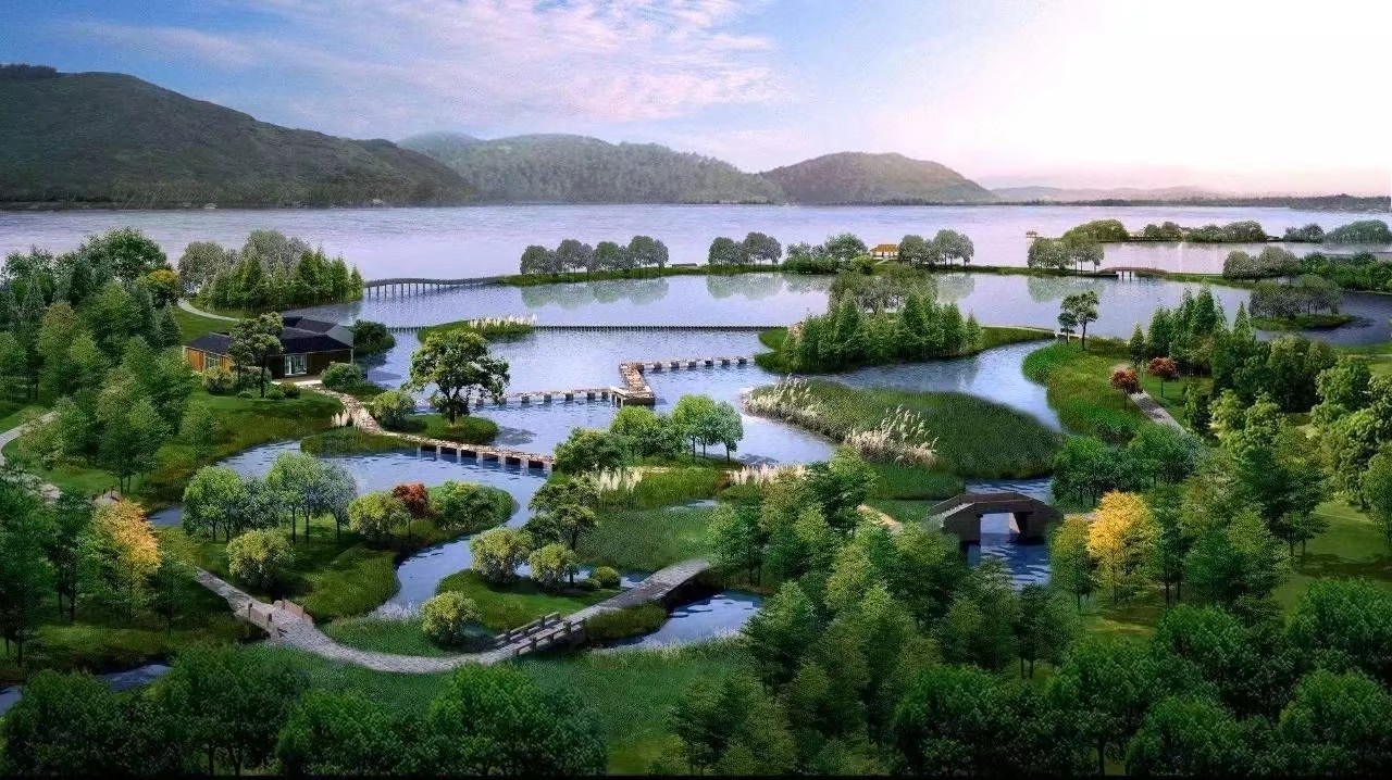 杭州湘湖游览图,杭州湘湖为什么叫姐妹湖